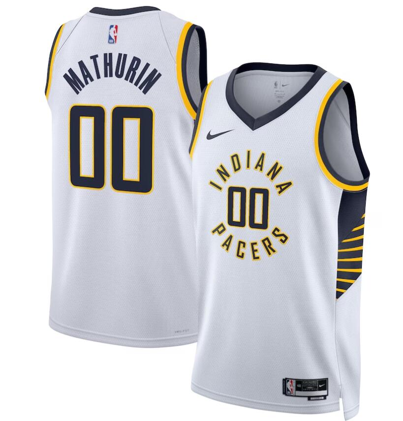 Men Indiana Pacers #00 Bennedict Mathurin white Nike Association Edition Swingman NBA Jersey->chicago blackhawks->NHL Jersey